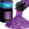 Purple Glitter, 160g/5.64oz Holographic Chunky Glitter for Crafts, Resin, Nail Body, Tumblers, Party Decorations
